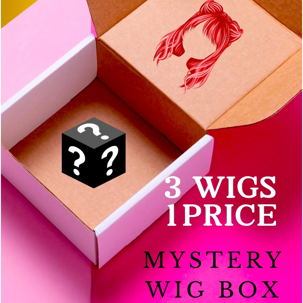Mystery Wig Box – 3 Synthetic Wigs for the Price of 1!